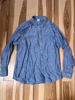 Brooks Brothers Regent the original polo shirt linen button down